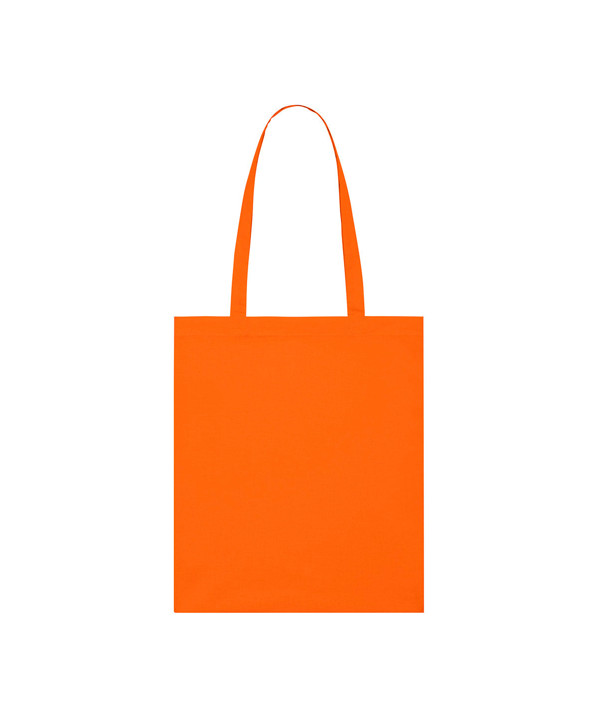 Tryck din logga på Väskor från Stanley/Stella - Anpassa Lightweight Cotton Tote i färgen Mellan Orange One Size för företag, föreningar och privatpersoner