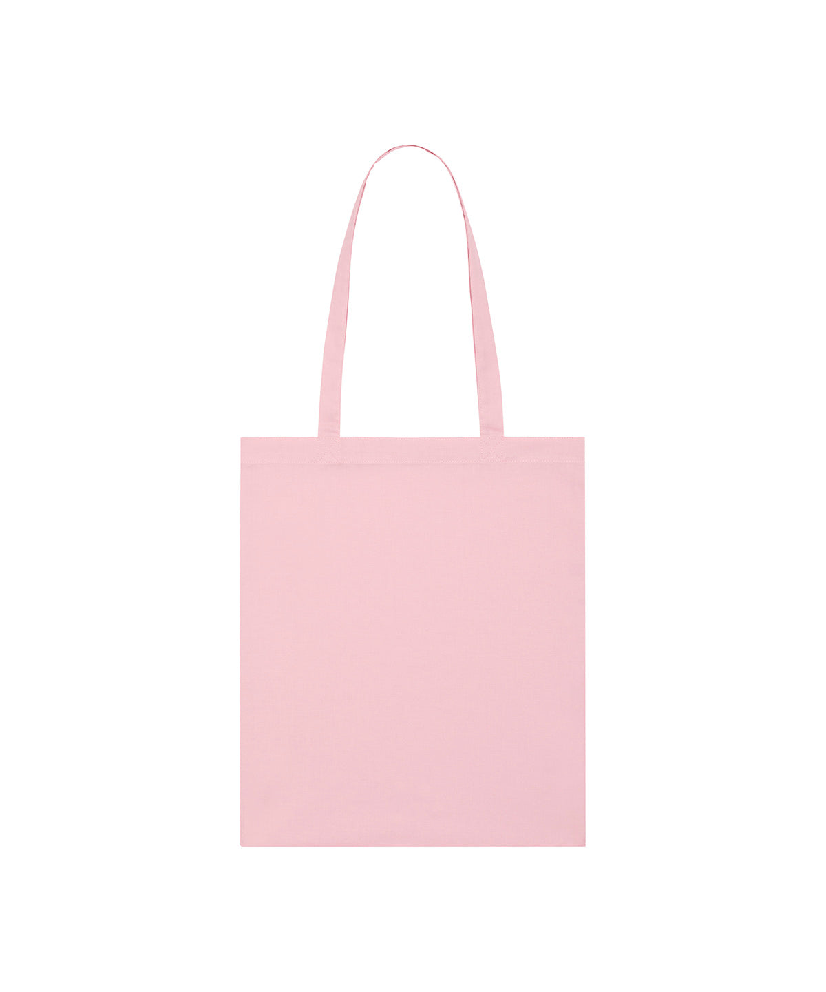 Tryck din logga på Väskor från Stanley/Stella - Anpassa Lightweight Cotton Tote i färgen Ljusrosa One Size för företag, föreningar och privatpersoner