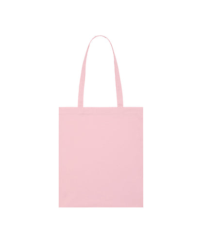 Tryck din logga på Väskor från Stanley/Stella - Anpassa Lightweight Cotton Tote i färgen Ljusrosa One Size för företag, föreningar och privatpersoner