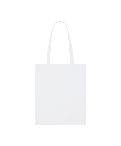 Tryck din logga på Väskor från Stanley/Stella - Anpassa Lightweight Cotton Tote i färgen Vit One Size för företag, föreningar och privatpersoner