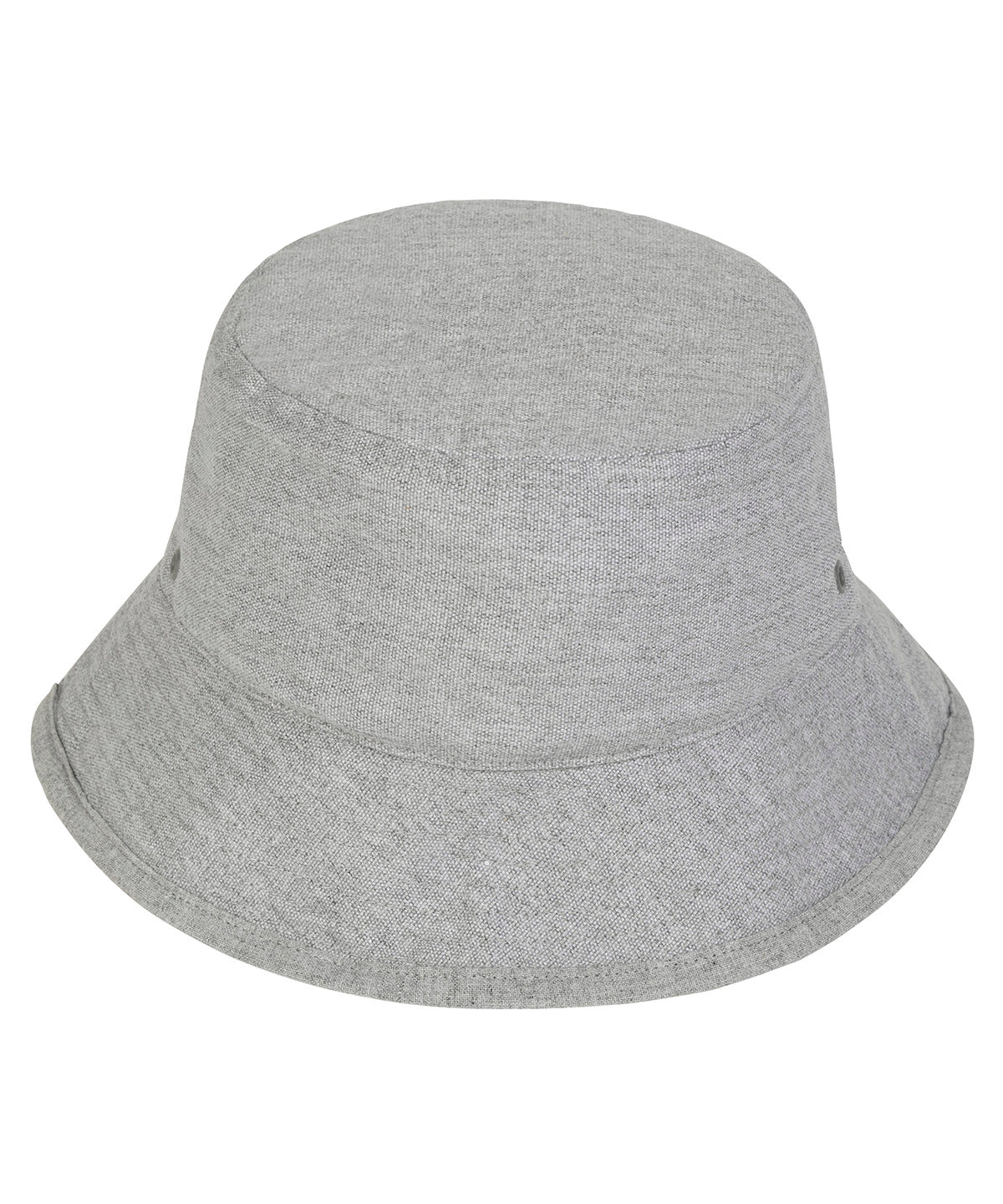 Tryck din logga på Hattar från Stanley/Stella - Anpassa Bucket-hatt med metallöglor i färgen Ljunggrå för företag, föreningar och privatpersoner