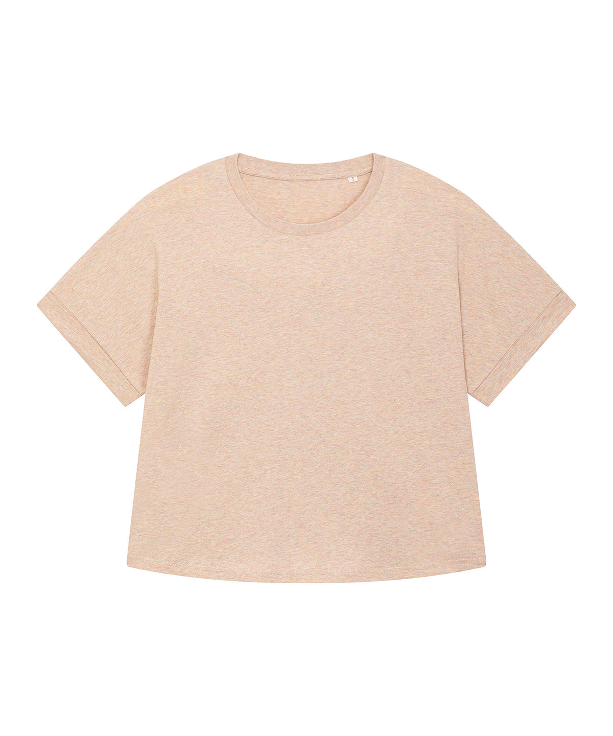 Tryck din logga på T-shirts från Stanley/Stella - Anpassa Stella Collider Överdimensionerad T-shirt – Dam i färgen Naturligt för företag, föreningar och privatpersoner