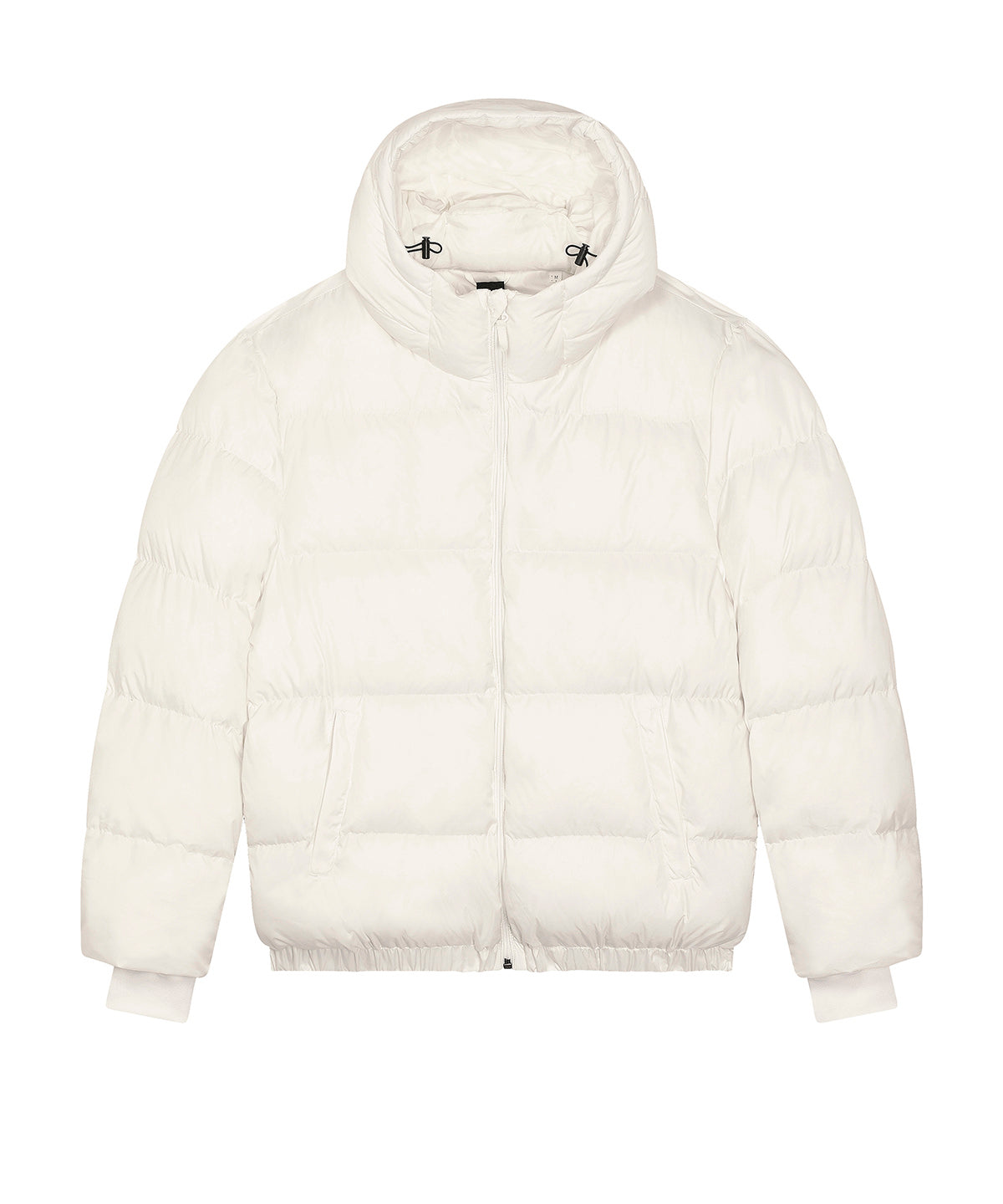 Tryck din logga på Jackor från Stanley/Stella - Anpassa Unisex Pufferjacka i oversize-modell i färgen Off Vit för företag, föreningar och privatpersoner