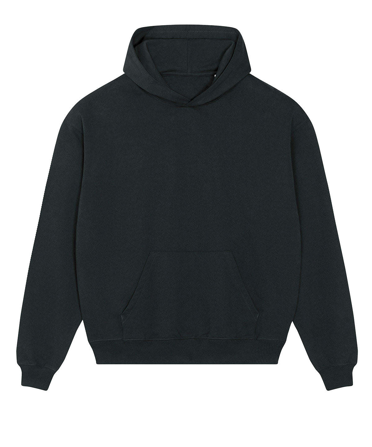 Tryck din logga på Hoodies från Stanley/Stella - Anpassa Stanley Stella - Unisex Cooper Dry Hoodie Sweatshirt i färgen Svart för företag, föreningar och privatpersoner