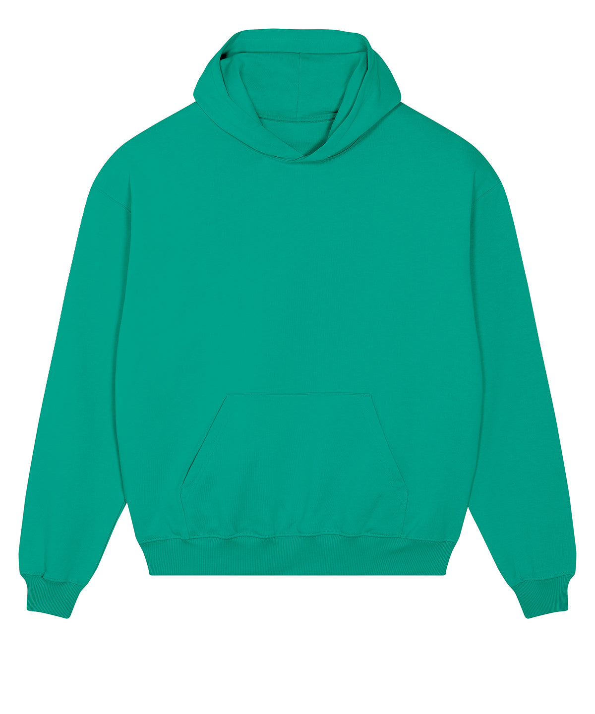 Tryck din logga på Hoodies från Stanley/Stella - Anpassa Stanley Stella - Unisex Cooper Dry Hoodie Sweatshirt i färgen Mellan grön för företag, föreningar och privatpersoner