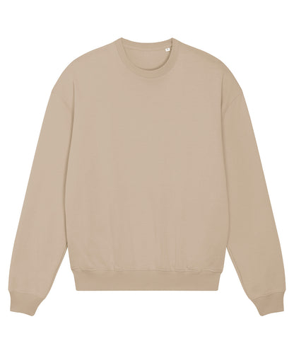 Tryck din logga på Sweatshirts från Stanley/Stella - Anpassa Stanley Stella - Unisex Ledger Dry Sweatshirt i färgen Ljusbrun för företag, föreningar och privatpersoner