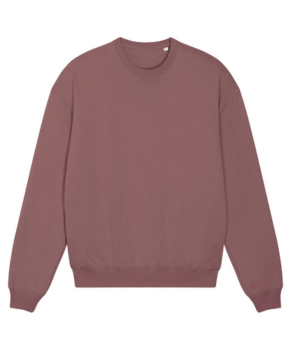 Tryck din logga på Sweatshirts från Stanley/Stella - Anpassa Stanley Stella - Unisex Ledger Dry Sweatshirt i färgen Mellanbrun för företag, föreningar och privatpersoner