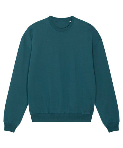 Tryck din logga på Sweatshirts från Stanley/Stella - Anpassa Stanley Stella - Unisex Ledger Dry Sweatshirt i färgen Teal för företag, föreningar och privatpersoner