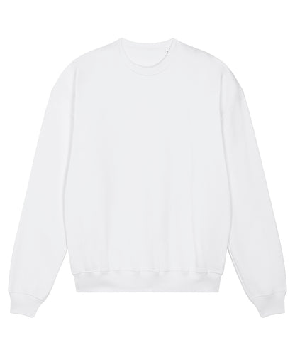 Tryck din logga på Sweatshirts från Stanley/Stella - Anpassa Stanley Stella - Unisex Ledger Dry Sweatshirt i färgen Vit för företag, föreningar och privatpersoner