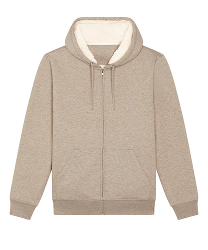 Tryck din logga på Hoodies från Stanley/Stella - Anpassa Stanley Stella - Hygger Sherpa Sweatshirt i färgen Naturligt för företag, föreningar och privatpersoner