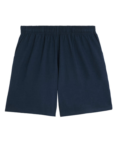 Tryck din logga på Shorts från Stanley/Stella - Anpassa Unisex Waker shorts i färgen Marinblå för företag, föreningar och privatpersoner