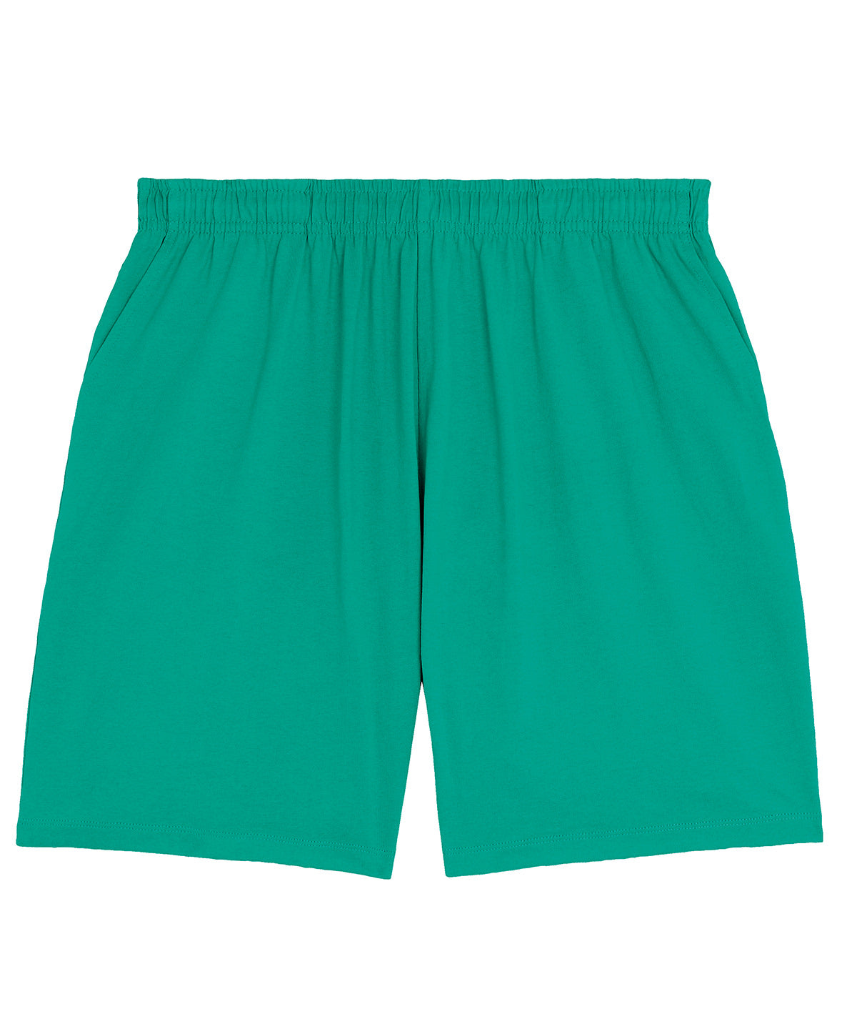 Tryck din logga på Shorts från Stanley/Stella - Anpassa Unisex Waker shorts i färgen Mellan grön för företag, föreningar och privatpersoner