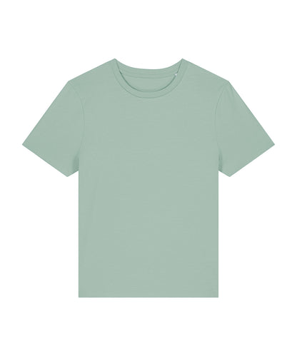 Tryck din logga på T-shirts från Stanley/Stella - Anpassa Stella Ella Figursydd T-shirt – Dam i färgen Ljusgrön för företag, föreningar och privatpersoner