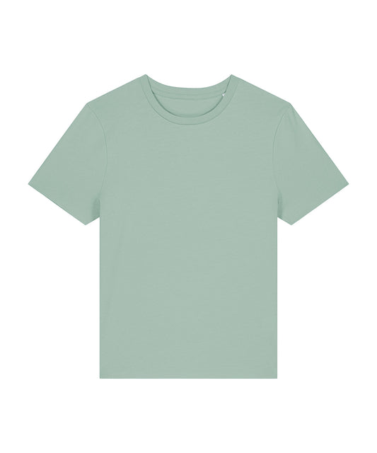 Tryck din logga på T-shirts från Stanley/Stella - Anpassa Stella Ella Figursydd T-shirt – Dam i färgen Ljusgrön för företag, föreningar och privatpersoner