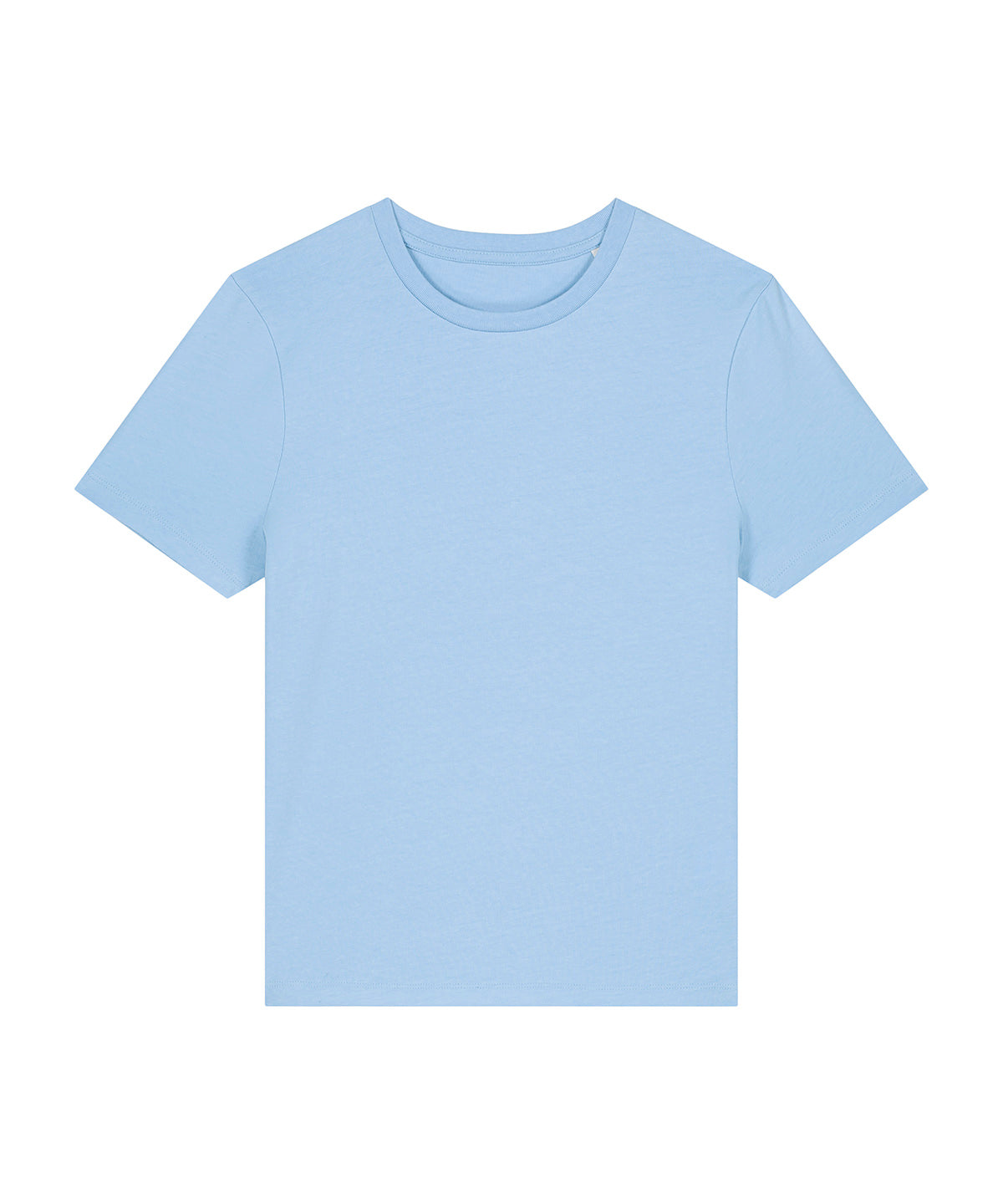 Tryck din logga på T-shirts från Stanley/Stella - Anpassa Stella Ella Figursydd T-shirt – Dam i färgen Ljusblå för företag, föreningar och privatpersoner