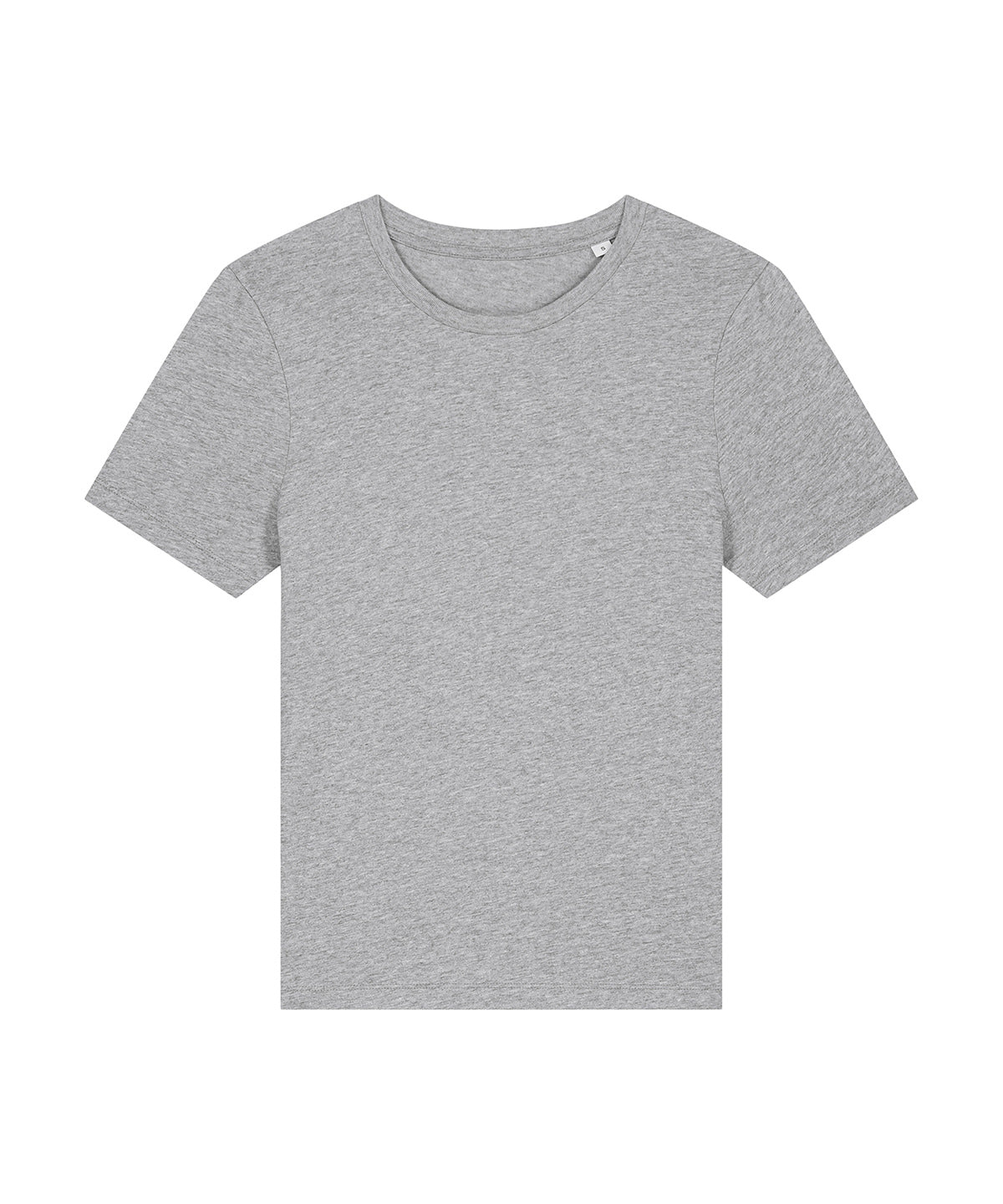 Tryck din logga på T-shirts från Stanley/Stella - Anpassa Stella Ella Figursydd T-shirt – Dam i färgen Ljunggrå för företag, föreningar och privatpersoner