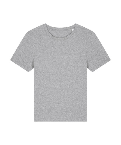 Tryck din logga på T-shirts från Stanley/Stella - Anpassa Stella Ella Figursydd T-shirt – Dam i färgen Ljunggrå för företag, föreningar och privatpersoner