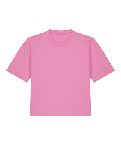 Tryck din logga på T-shirts från Stanley/Stella - Anpassa Stella Nova Boxig T-shirt – Dam i färgen Mellanrosa för företag, föreningar och privatpersoner