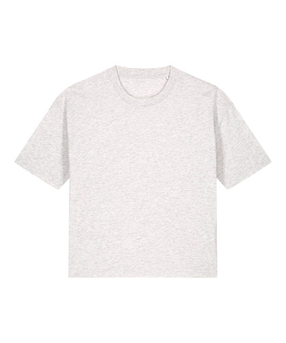 Tryck din logga på T-shirts från Stanley/Stella - Anpassa Stella Nova Boxig T-shirt – Dam i färgen Ljusgrå för företag, föreningar och privatpersoner
