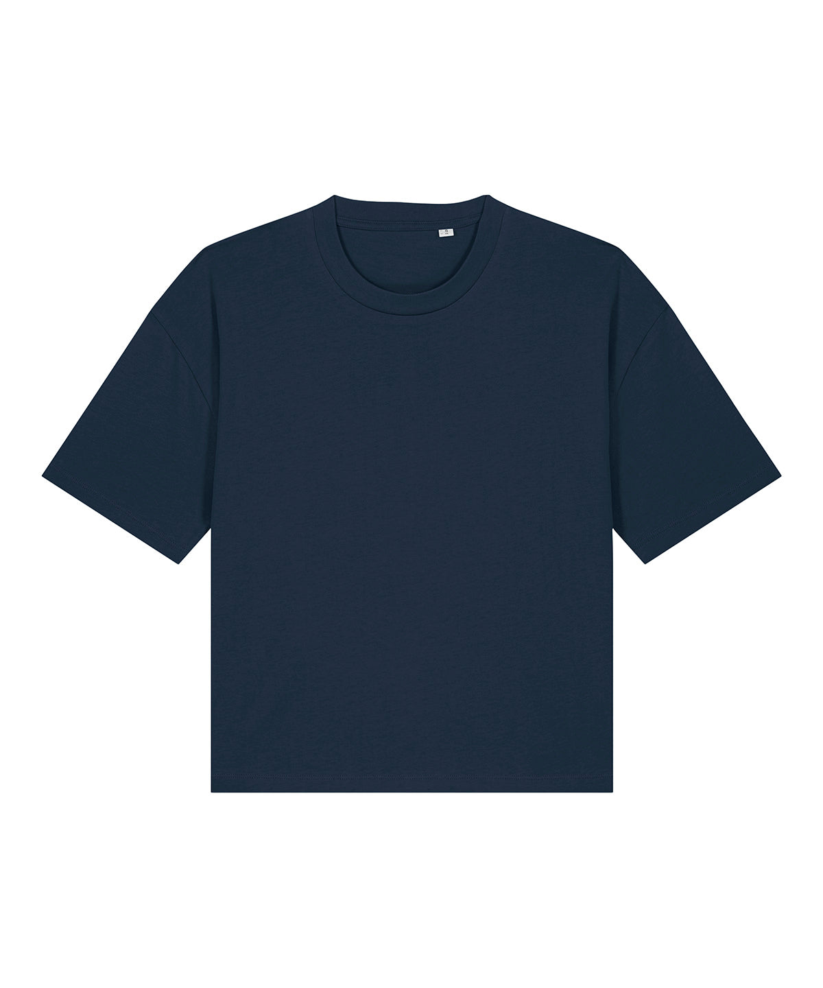 Tryck din logga på T-shirts från Stanley/Stella - Anpassa Stella Nova Boxig T-shirt – Dam i färgen Marinblå för företag, föreningar och privatpersoner