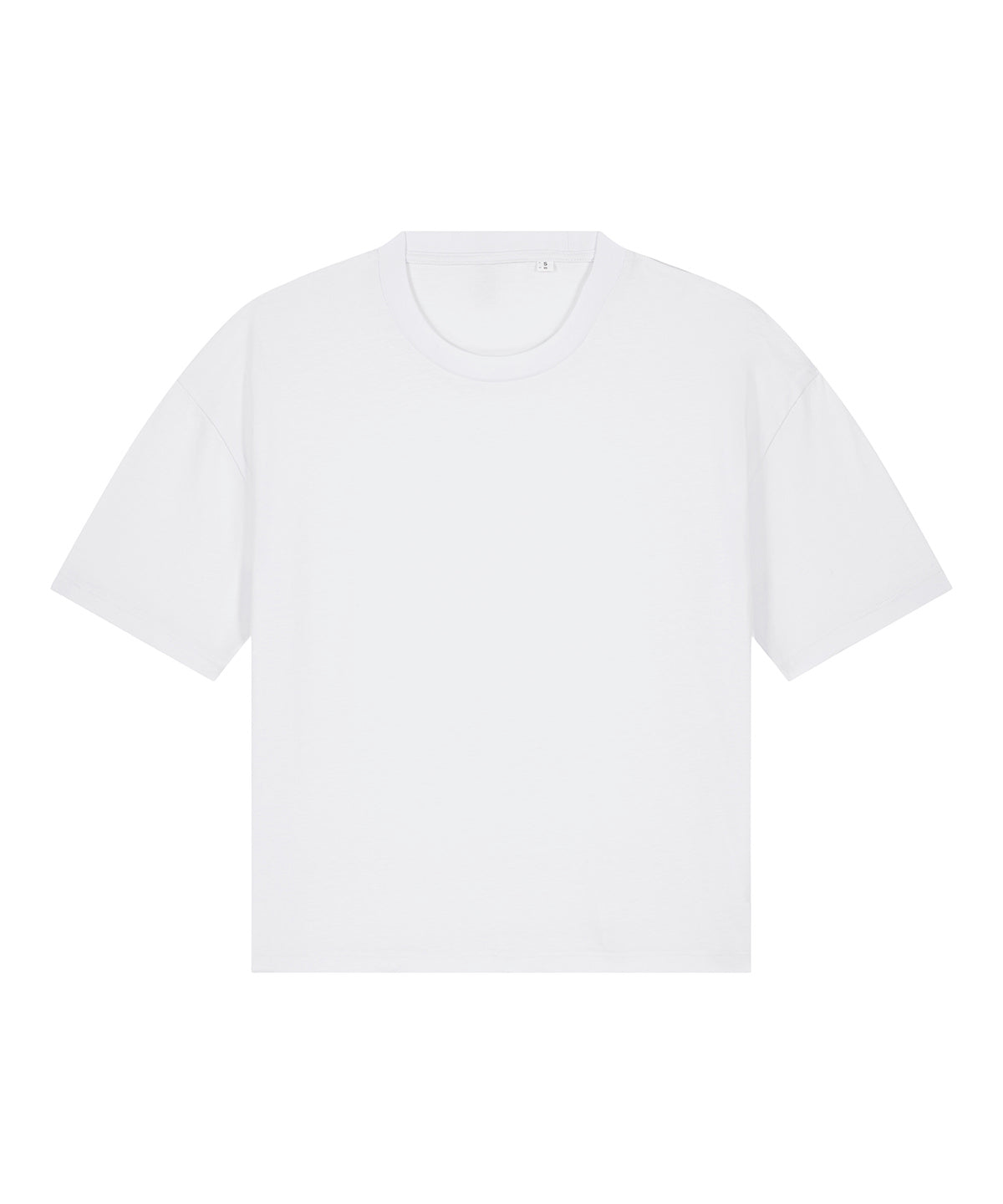 Tryck din logga på T-shirts från Stanley/Stella - Anpassa Stella Nova Boxig T-shirt – Dam i färgen Vit för företag, föreningar och privatpersoner