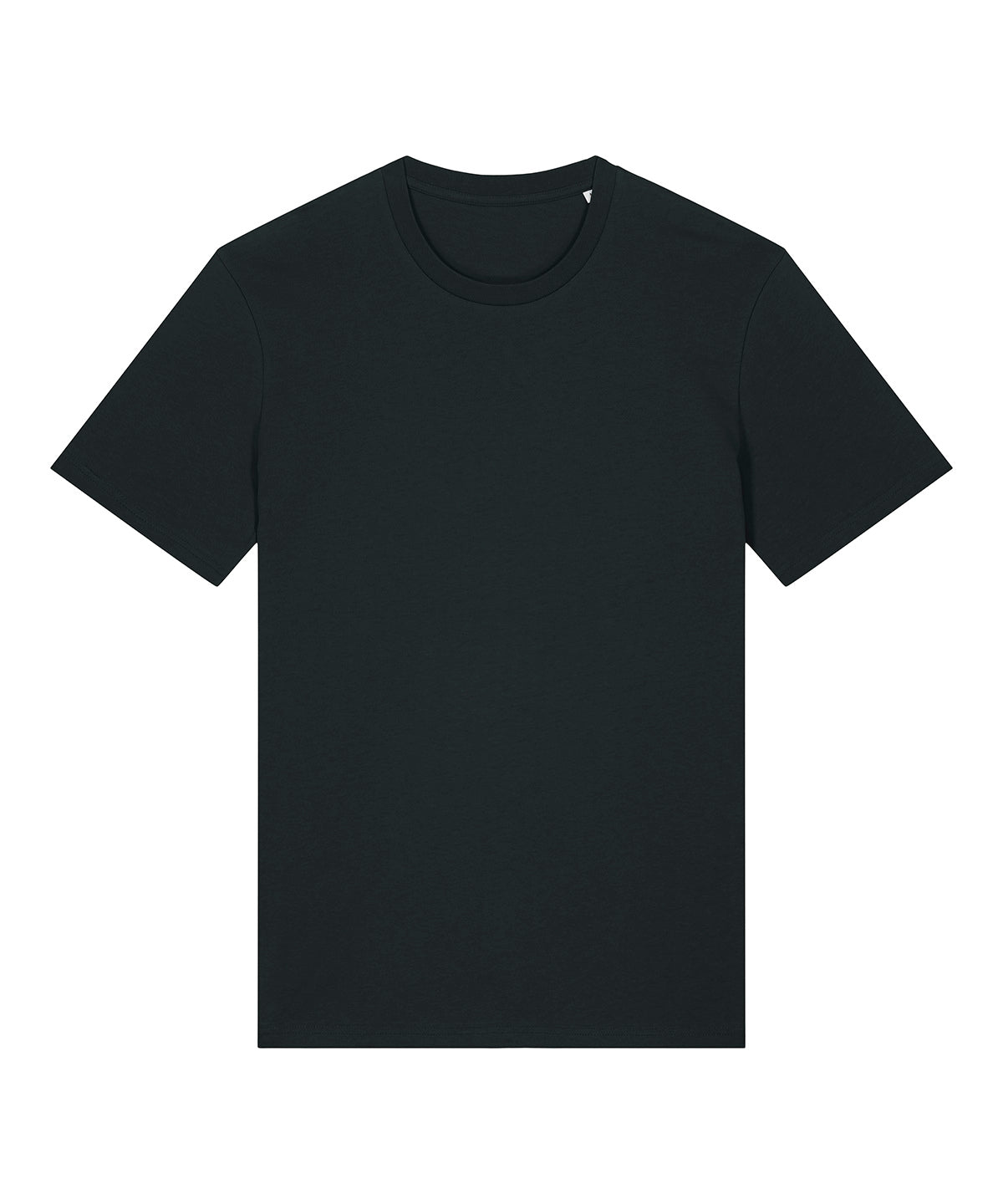 Tryck din logga på T-shirts från Stanley/Stella - Anpassa Crafter Ikonisk Mid-Light T-shirt – Unisex i färgen Svart för företag, föreningar och privatpersoner