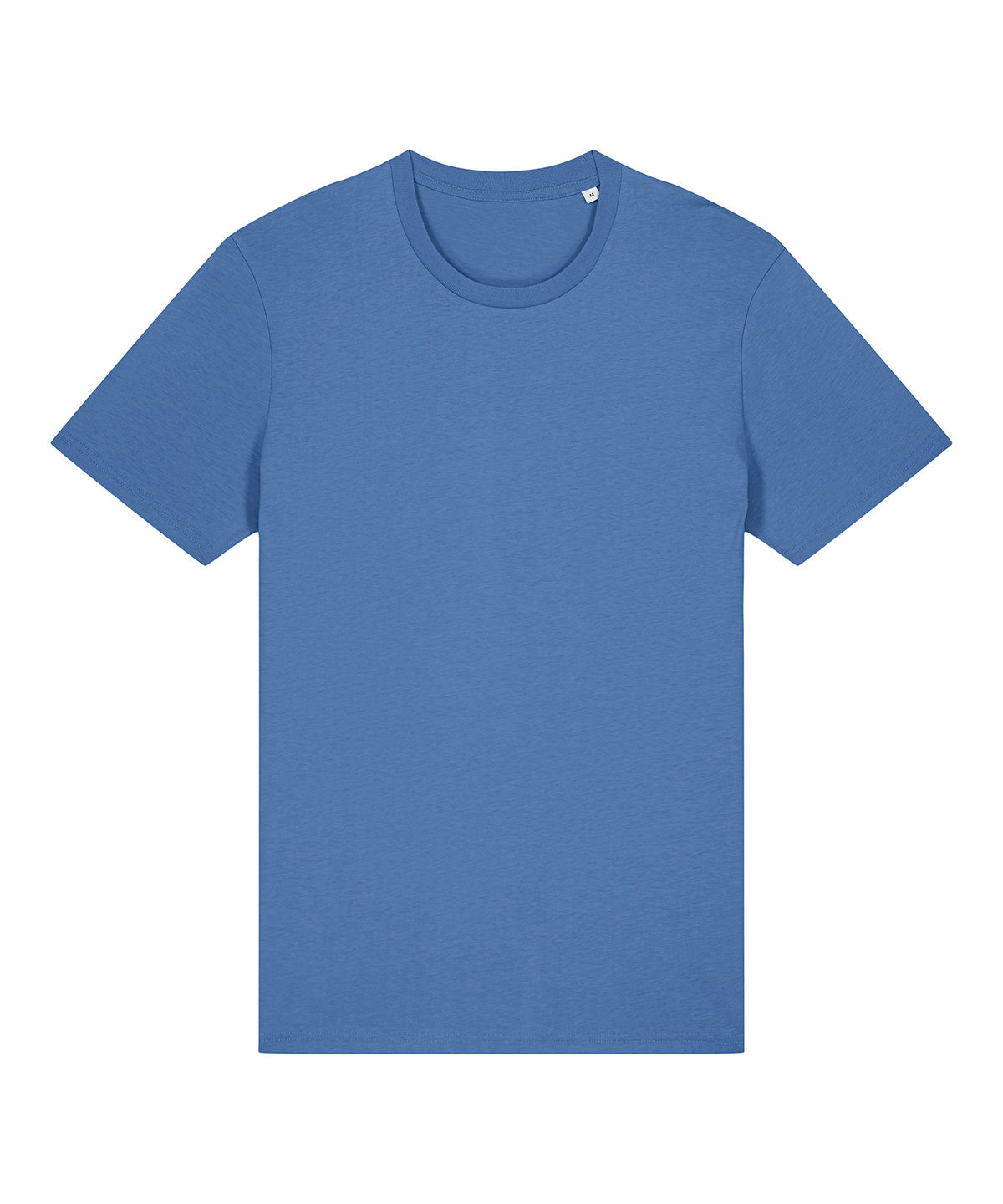 Tryck din logga på T-shirts från Stanley/Stella - Anpassa Crafter Ikonisk Mid-Light T-shirt – Unisex i färgen Mellanblå för företag, föreningar och privatpersoner