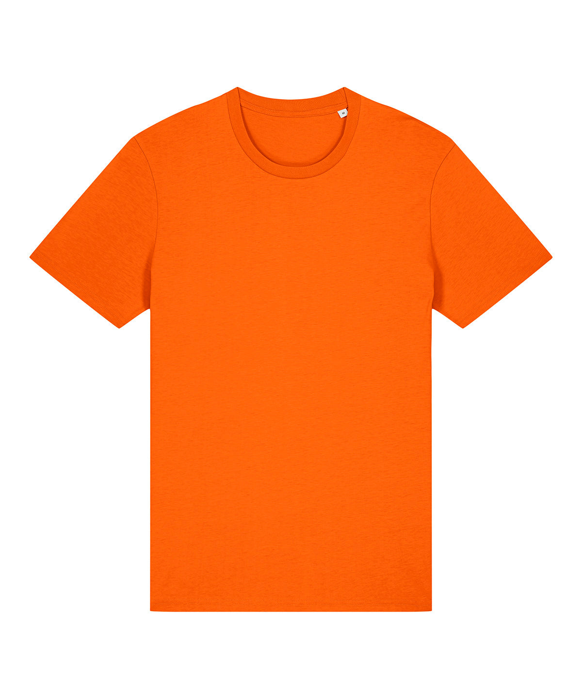 Tryck din logga på T-shirts från Stanley/Stella - Anpassa Crafter Ikonisk Mid-Light T-shirt – Unisex i färgen Mellan Orange för företag, föreningar och privatpersoner