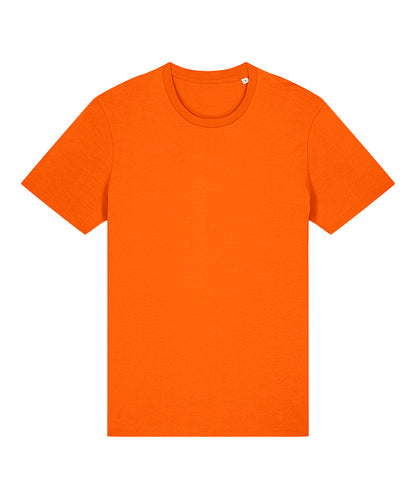 Tryck din logga på T-shirts från Stanley/Stella - Anpassa Crafter Ikonisk Mid-Light T-shirt – Unisex i färgen Mellan Orange för företag, föreningar och privatpersoner