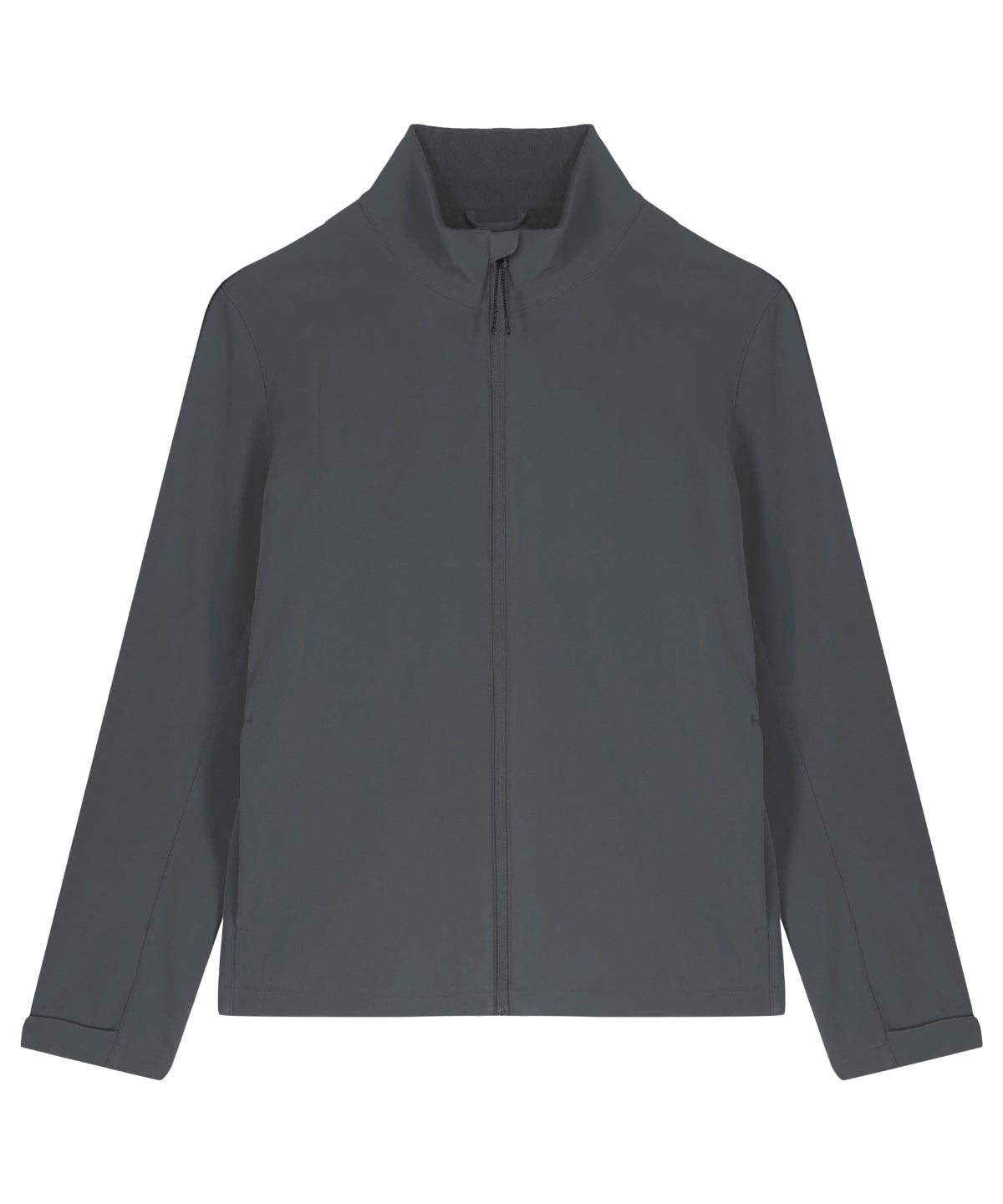 Tryck din logga på Softshelljackor från Stanley/Stella - Anpassa Stanley Navigator softshell i färgen Mörkgrå för företag, föreningar och privatpersoner