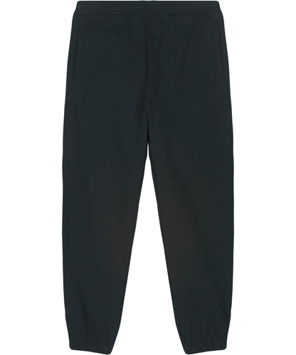 Tryck din logga på Mjukisbyxor från Stanley/Stella - Anpassa Unisex Jammer torra mjukisbyxor i färgen Svart för företag, föreningar och privatpersoner