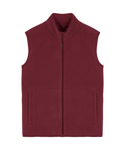 Tryck din logga på Fleece från Stanley/Stella - Anpassa Stanley Quester i färgen Burgundy för företag, föreningar och privatpersoner