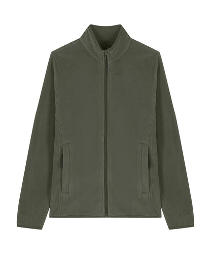 Tryck din logga på Fleece från Stanley/Stella - Anpassa Stella Guider i färgen Khaki för företag, föreningar och privatpersoner
