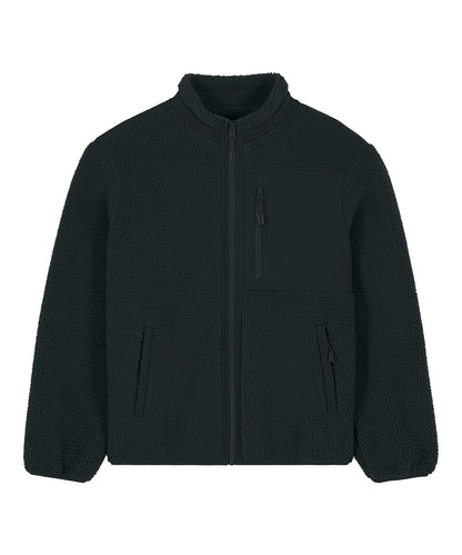 Tryck din logga på Fleece från Stanley/Stella - Anpassa Brooker i färgen Svart för företag, föreningar och privatpersoner