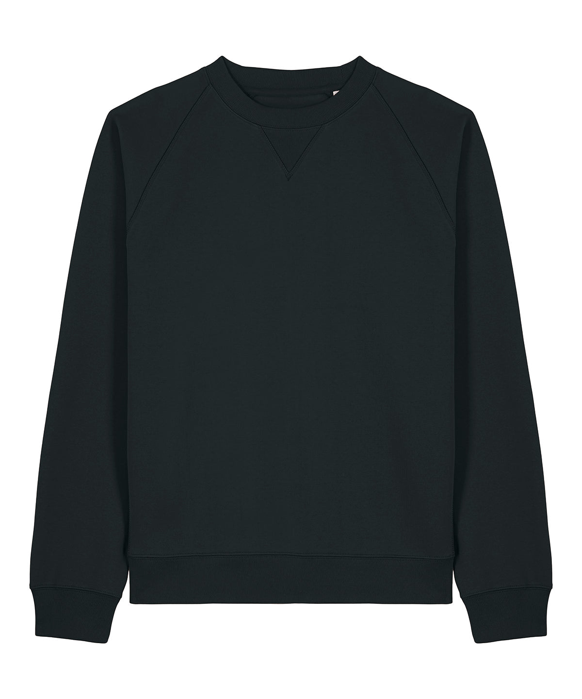 Tryck din logga på Sweatshirts från Stanley/Stella - Anpassa Stanley Stella - Knoxer Sweatshirt i färgen Svart för företag, föreningar och privatpersoner