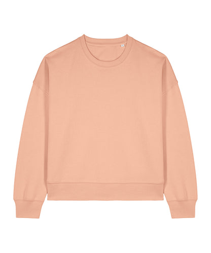 Tryck din logga på Sweatshirts från Stanley/Stella - Anpassa Stanley Stella - Alma Sweatshirt i färgen Ljus orange för företag, föreningar och privatpersoner