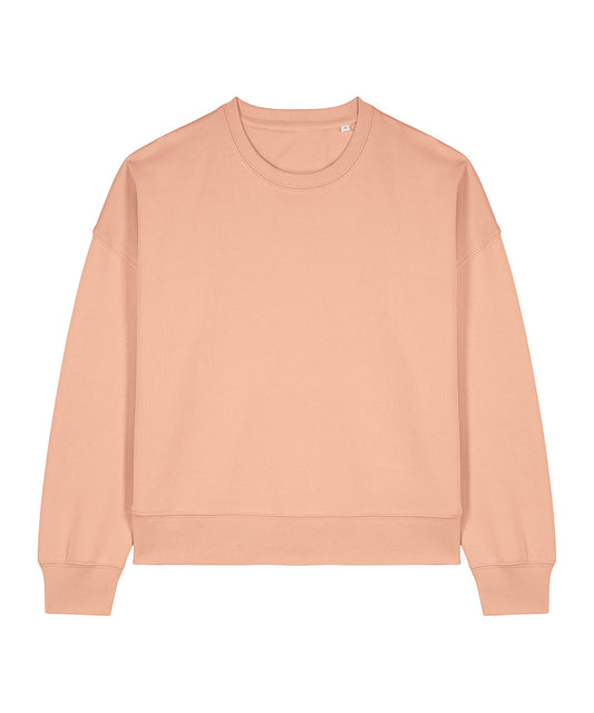 Tryck din logga på Sweatshirts från Stanley/Stella - Anpassa Stanley Stella - Alma Sweatshirt i färgen Ljus orange för företag, föreningar och privatpersoner