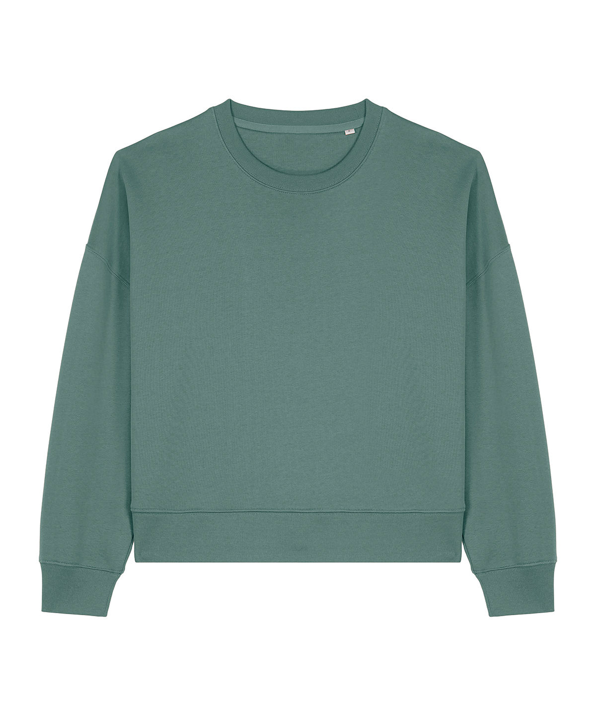Tryck din logga på Sweatshirts från Stanley/Stella - Anpassa Stanley Stella - Alma Sweatshirt i färgen Mörkgrön för företag, föreningar och privatpersoner