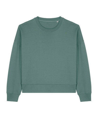 Tryck din logga på Sweatshirts från Stanley/Stella - Anpassa Stanley Stella - Alma Sweatshirt i färgen Mörkgrön för företag, föreningar och privatpersoner