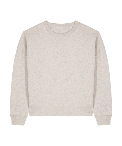 Tryck din logga på Sweatshirts från Stanley/Stella - Anpassa Stanley Stella - Alma Sweatshirt i färgen Ljusgrå för företag, föreningar och privatpersoner