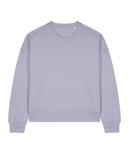 Tryck din logga på Sweatshirts från Stanley/Stella - Anpassa Stanley Stella - Alma Sweatshirt i färgen Ljus lila för företag, föreningar och privatpersoner