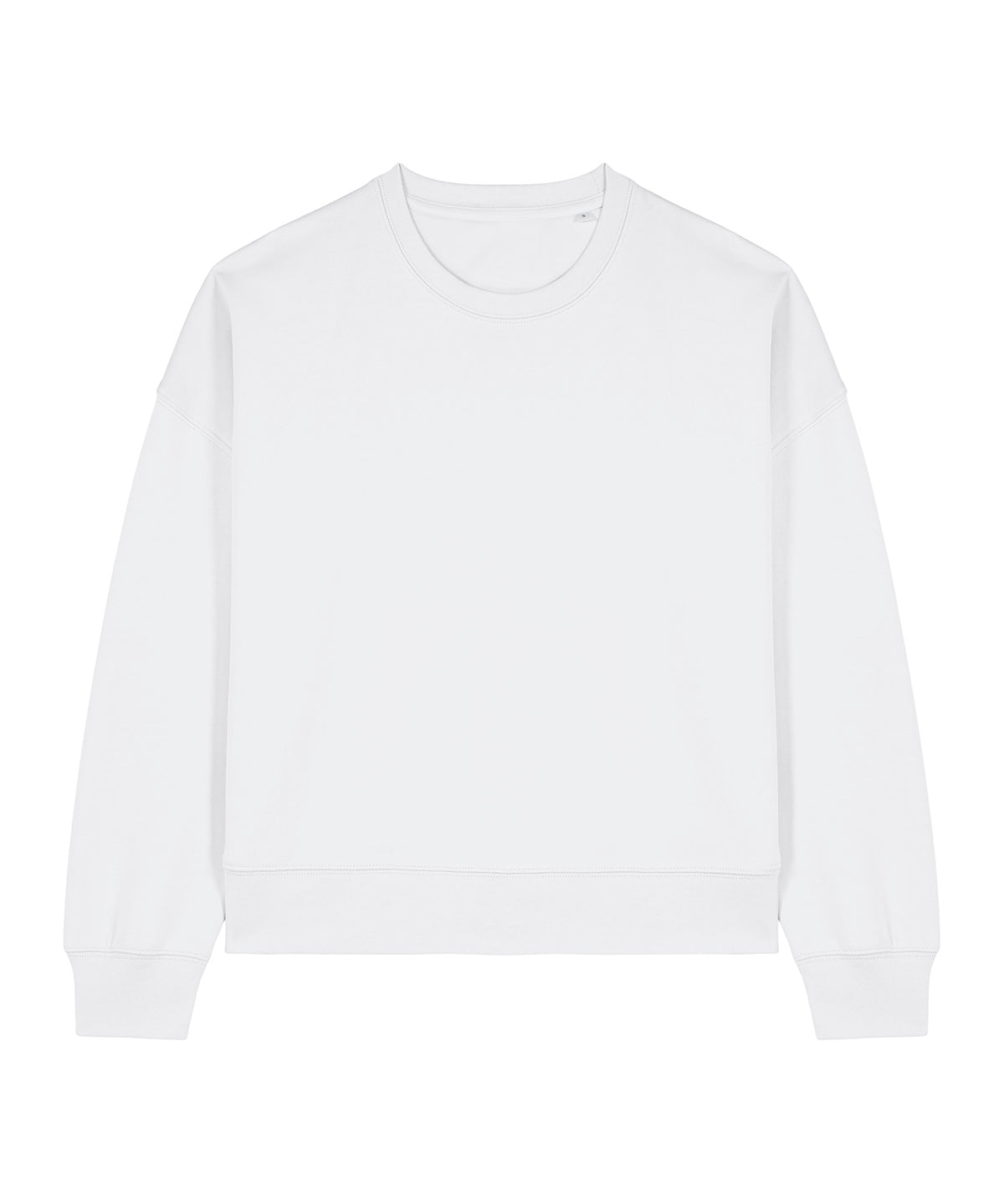 Tryck din logga på Sweatshirts från Stanley/Stella - Anpassa Stanley Stella - Alma Sweatshirt i färgen Vit för företag, föreningar och privatpersoner