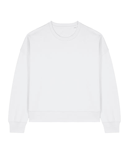 Tryck din logga på Sweatshirts från Stanley/Stella - Anpassa Stanley Stella - Alma Sweatshirt i färgen Vit för företag, föreningar och privatpersoner