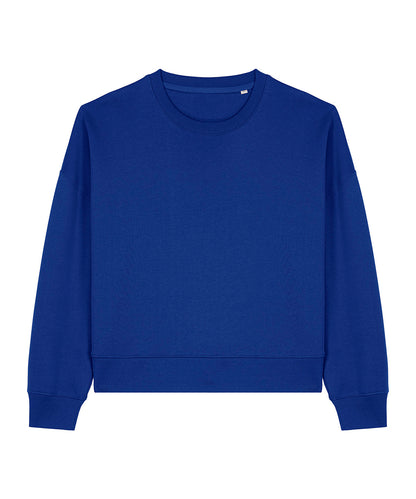 Tryck din logga på Sweatshirts från Stanley/Stella - Anpassa Stanley Stella - Alma Sweatshirt i färgen Mörkblå för företag, föreningar och privatpersoner