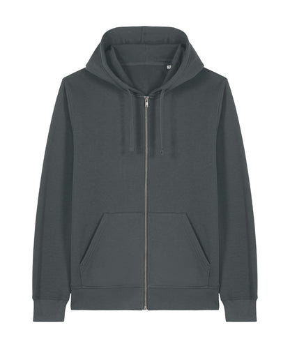 Tryck din logga på Hoodies från Stanley/Stella - Anpassa Stanley Stella - Mixer Premium Hoodie Sweatshirt för damer i färgen Mörkgrå för företag, föreningar och privatpersoner