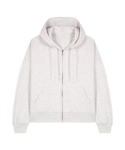 Tryck din logga på Hoodies från Stanley/Stella - Anpassa Stanley Stella - Ida Hoodie i färgen Off Vit för företag, föreningar och privatpersoner