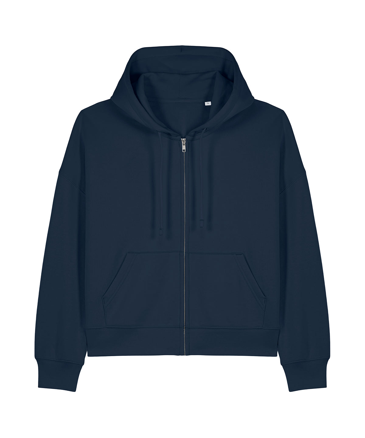 Tryck din logga på Hoodies från Stanley/Stella - Anpassa Stanley Stella - Ida Hoodie i färgen Marinblå för företag, föreningar och privatpersoner