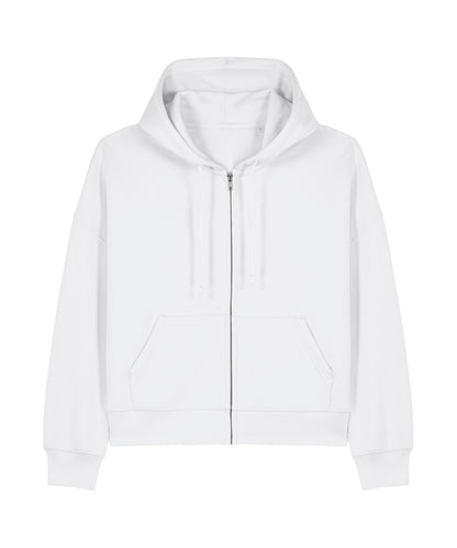 Tryck din logga på Hoodies från Stanley/Stella - Anpassa Stanley Stella - Ida Hoodie i färgen Vit för företag, föreningar och privatpersoner
