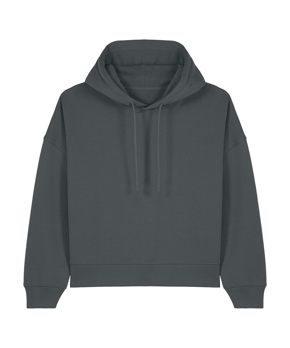 Tryck din logga på Hoodies från Stanley/Stella - Anpassa Stanley Stella - Nora Hoodie i färgen Mörkgrå för företag, föreningar och privatpersoner