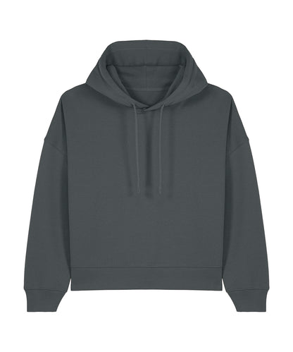 Tryck din logga på Hoodies från Stanley/Stella - Anpassa Stanley Stella - Nora Hoodie i färgen Mörkgrå för företag, föreningar och privatpersoner